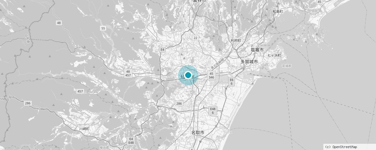 Sendai haritası